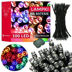 Akumulatora gaismas Springos CL4032 100 Led