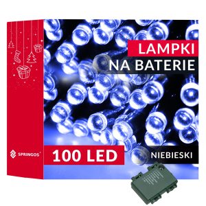 Akumulatora gaismas Springos CL4033 100 Led