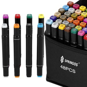 Alkohola marķieri Springos SA1014 48gab