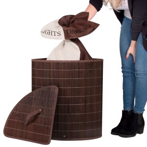 Bambusa veļas grozs Springos HA0066 73l