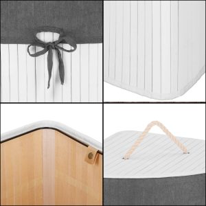 Bambusa veļas grozs Springos HA0158 60l