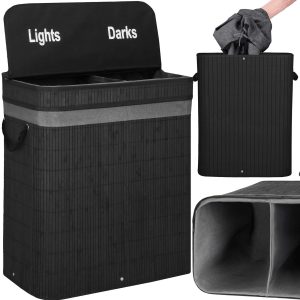 Bambusa veļas grozs Springos HA0159 100l