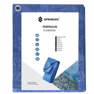 Brezents Springos GA2121 3 x 4m zils