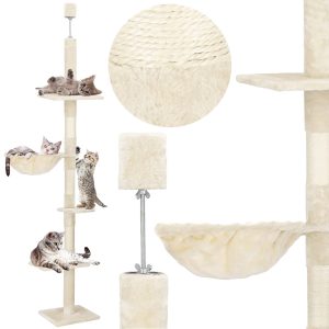 Daudzlīmeņu kaķu māja Springos PA1052 240-265 cm