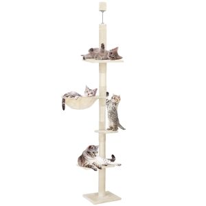 Daudzlīmeņu kaķu māja Springos PA1052 240-265 cm