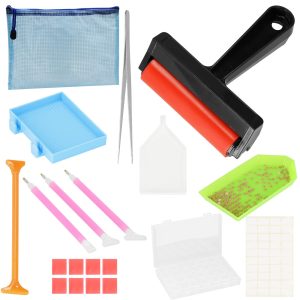 22 daļu dimantu izšūšanas komplekts