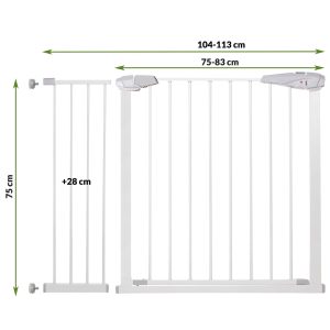Drošības barjera Springos SG0001A 104-113cm