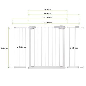 Drošības barjera Springos SG0001AB 118-127cm