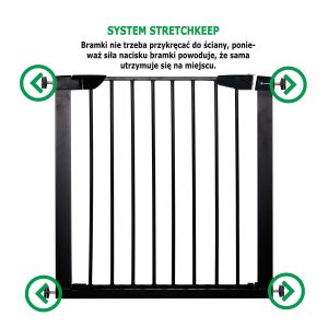 Drošības barjera Springos SG0002AC 111-117cm