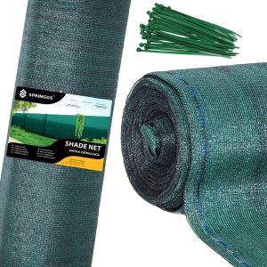 Ēnošanas tīkls Springos SN0046 140g/m2 1x50m zaļš