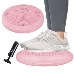 Fitnesa līdzsvara spilvens  + sūknis Springos FA0089