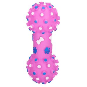 Gumijas čiepstošā suņu rotaļlieta