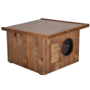 Kaķu māja Springos CH001 brūna 58x49