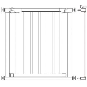 Kāpņu drošības vārti Springos SG0012A 75-89 cm