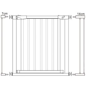 Kāpņu drošības vārti Springos SG0012AB 75-103 cm