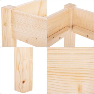 Koka gulta Springos BD004 200x90 cm