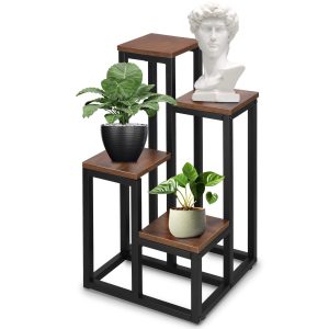 Metāla puķu statīvs ar 4 plauktiem Springos GA0209 67