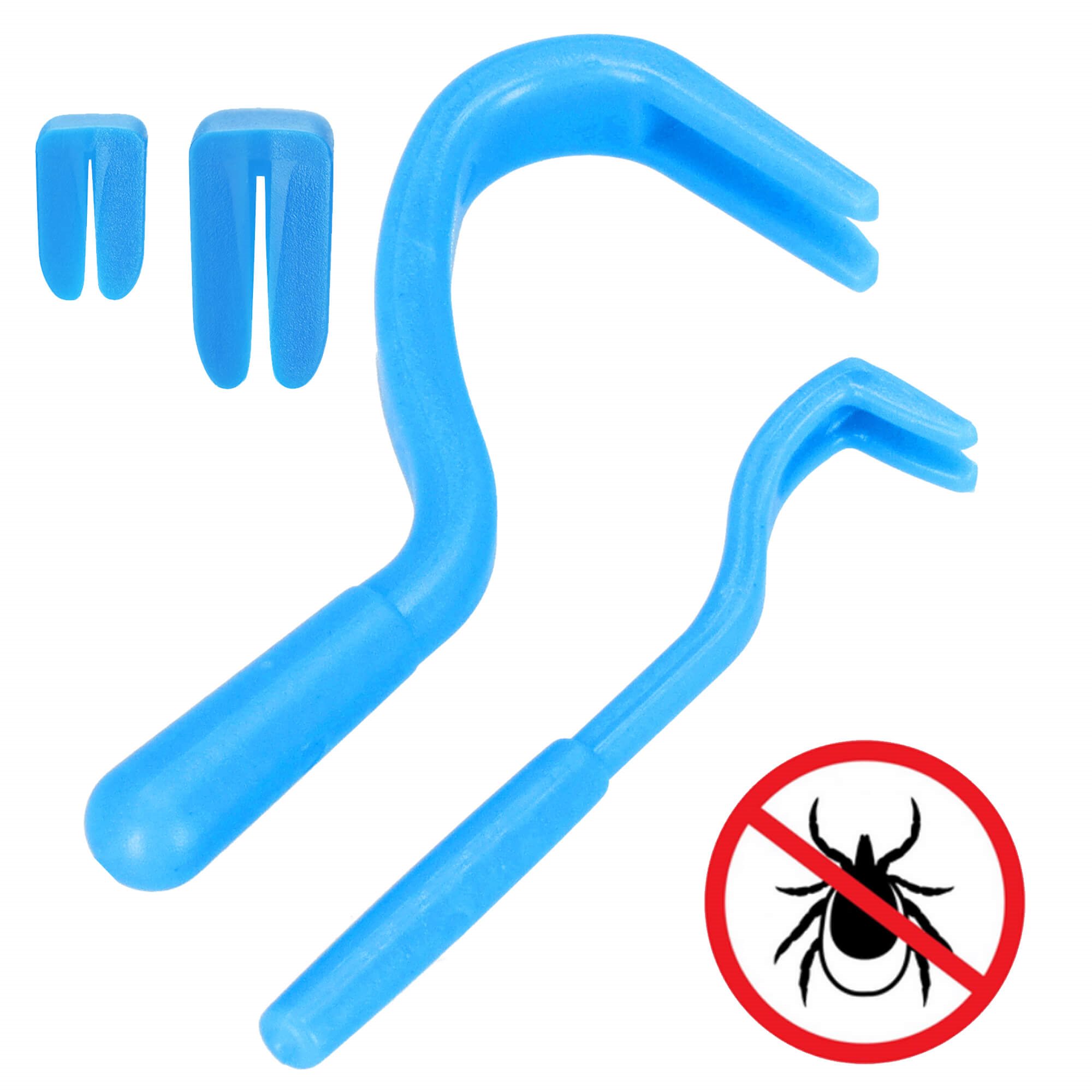 Pincete ērču noņemšanai Springos PA0226 zilas knaibles 2 gab. Pincete ērču noņemšanai Springos PA0226 zilas knaibles 2 gab.