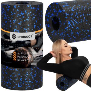 Roller masāžas rullis vingrinājumiem un crossfit Springos FR0007