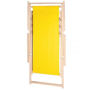 Saliekams krēsls Springos  DC003 OXFORD40 dzeltens