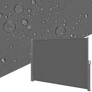 Sānu markīze Springos AW0002 300x160 cm grafīta krāsā