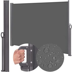 Sānu markīze Springos AW0002 300x160 cm grafīta krāsā