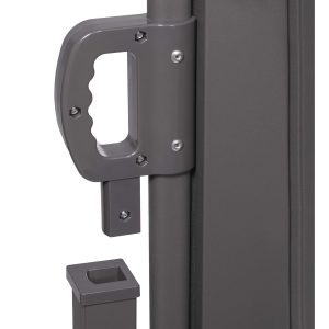 Sānu markīze Springos AW0002 300x160 cm grafīta krāsā