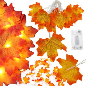 Springos gaismas dekorācija 20 LED lapas CL4064