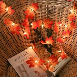 Springos gaismas dekorācija 20 LED lapas CL4064