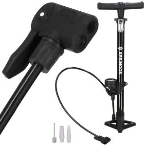 Stāvošā velosipēda pumpis Springos BA0045 ar manometru 11 bar