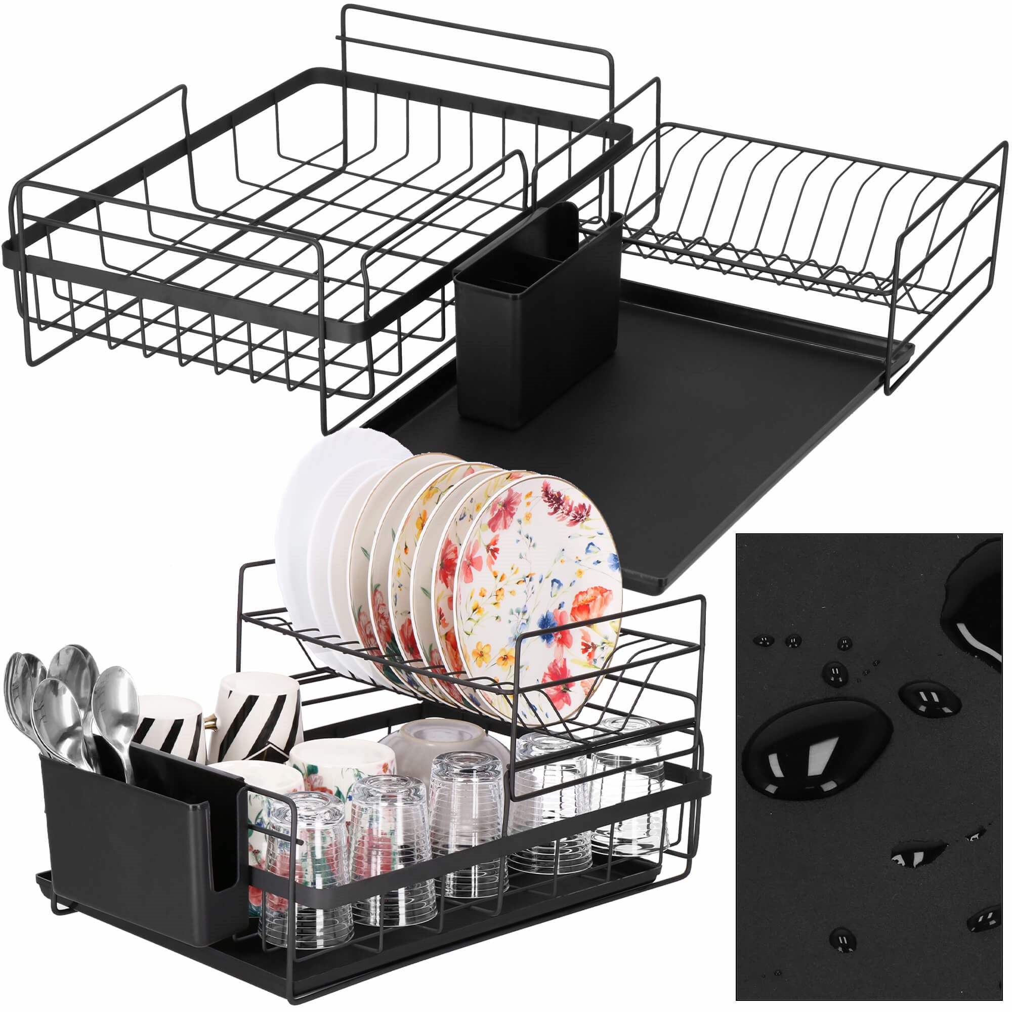 Trauku žāvētājs Springos KI0138 30x50x24 cm Trauku žāvētājs Springos KI0138 30x50x24 cm