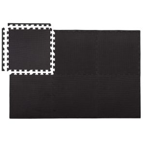 Treniņu paklājs puzles veidā Springos FM0003 120x180 cm melns
