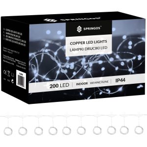 Ūdenskritums lampiņas Springos CL4021 200 Led