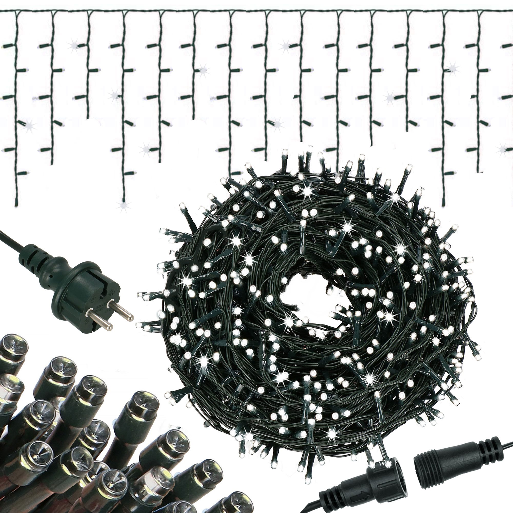 Ūdenskritums lampiņas Springos CL4038 300 Led Ūdenskritums lampiņas Springos CL4038 300 Led