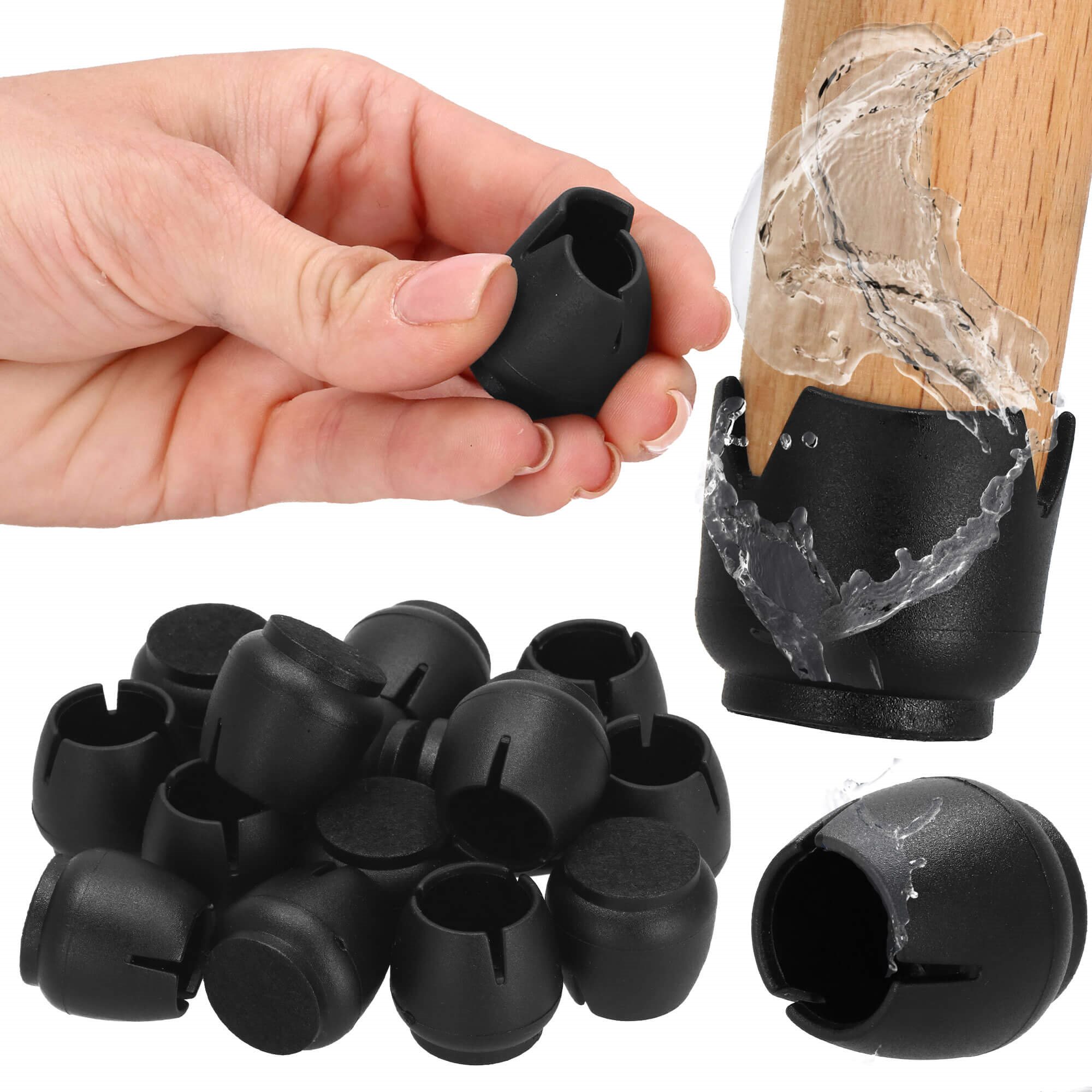 Uzliekamie aizsargi mēbeļu kājām Springos HA7256 16 gab Uzliekamie aizsargi mēbeļu kājām Springos HA7256 16 gab