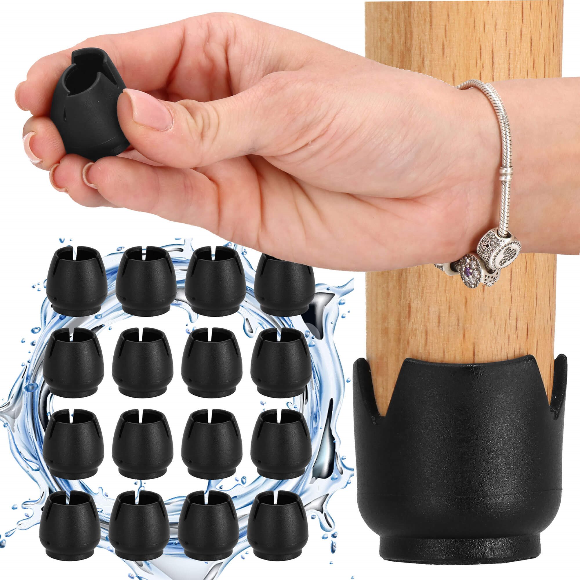 Uzliekamie aizsargi mēbeļu kājām Springos HA7256 16 gab Uzliekamie aizsargi mēbeļu kājām Springos HA7256 16 gab