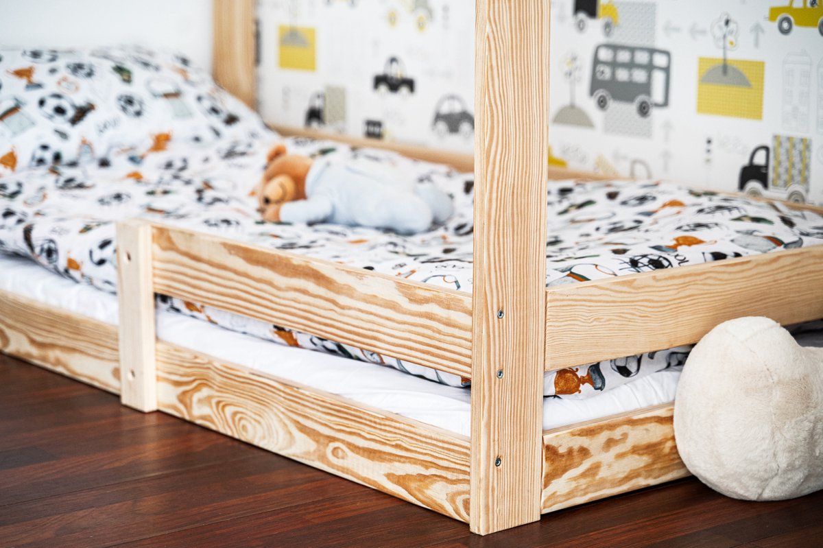 Bērnu gulta ar margām Springos BD006 164 x 87 cm Bērnu gulta ar margām Springos BD006 164 x 87 cm