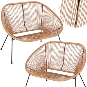 Dārza krēsls Springos GF0087 114 X 82 X 87 CM