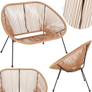 Dārza krēsls Springos GF0087 114 X 82 X 87 CM