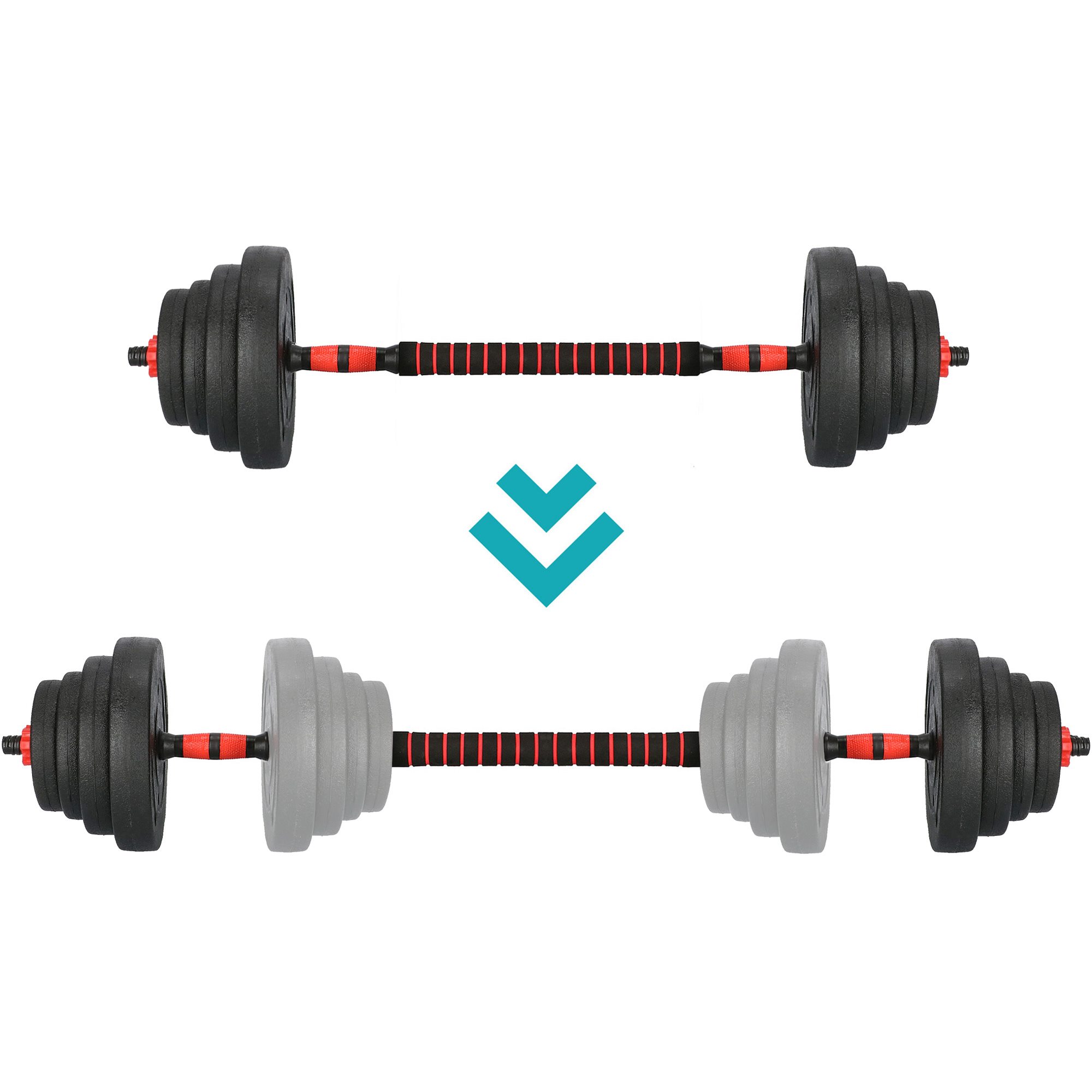 Hanteļu komplekts Springos FA1670A+FA1670B 2x20kg Hanteļu komplekts Springos FA1670A+FA1670B 2x20kg