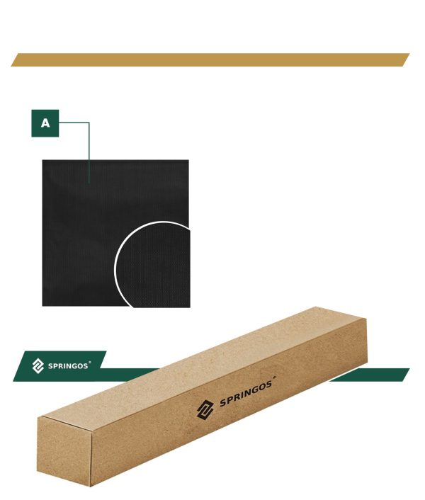 Koka smilšu kaste Springos SBX120SI 120x120cm