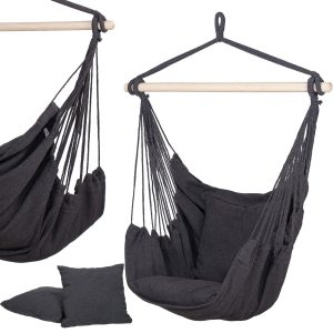 Brazīlijas šūpuļtīkls Springos HM046 pelēks