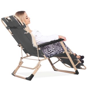 Dārza sauļošanās krēsls Springos GC0066
