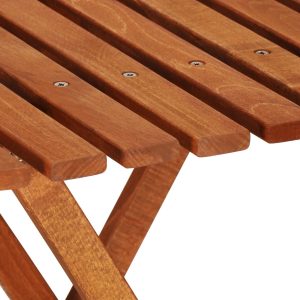 Koka dārza mēbeļu komplekts balkonam