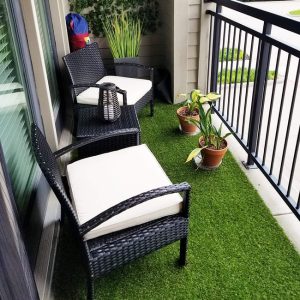 Mākslīgā zāle 4 m terasei balkonam mīksta Springos GA0047 20 mm