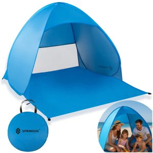 Springos PT035 tūrisma nožogotne Pop up zila