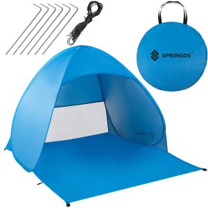Springos PT035 tūrisma nožogotne Pop up zila