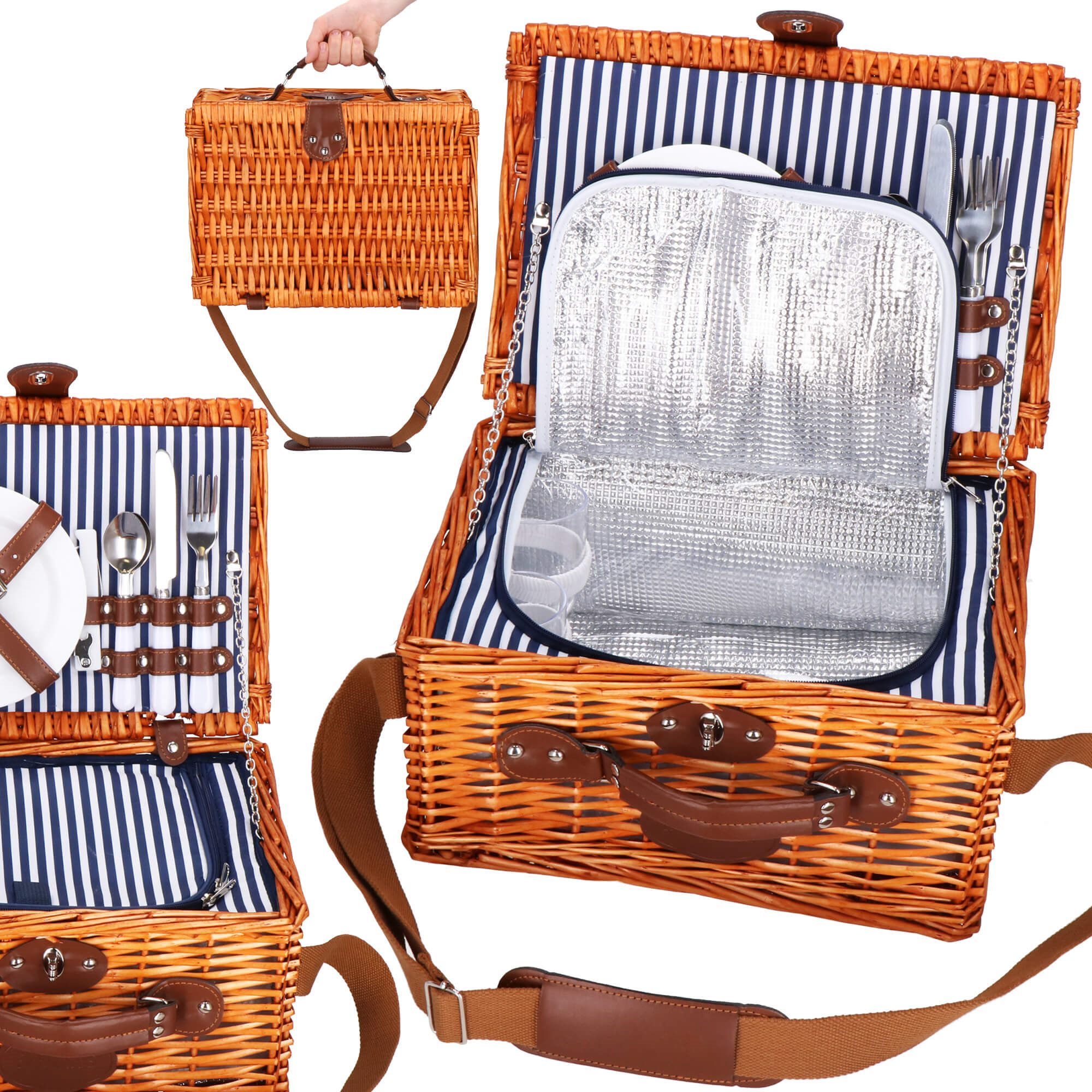 Termiskais piknika grozs 2 personām Termiskais piknika grozs 2 personām