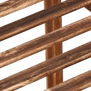 Koka puķu statīvs Springos 119 cm puķu statīvs ar 9 plauktiem