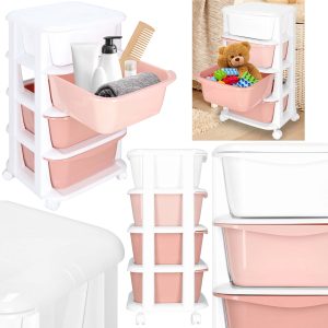 Mobilā atvilktņu skapīte uz riteņiem ar 4 atvilktnēm Springos HA0212